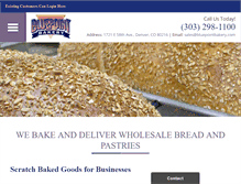 Tablet Screenshot of bluepointbakery.com